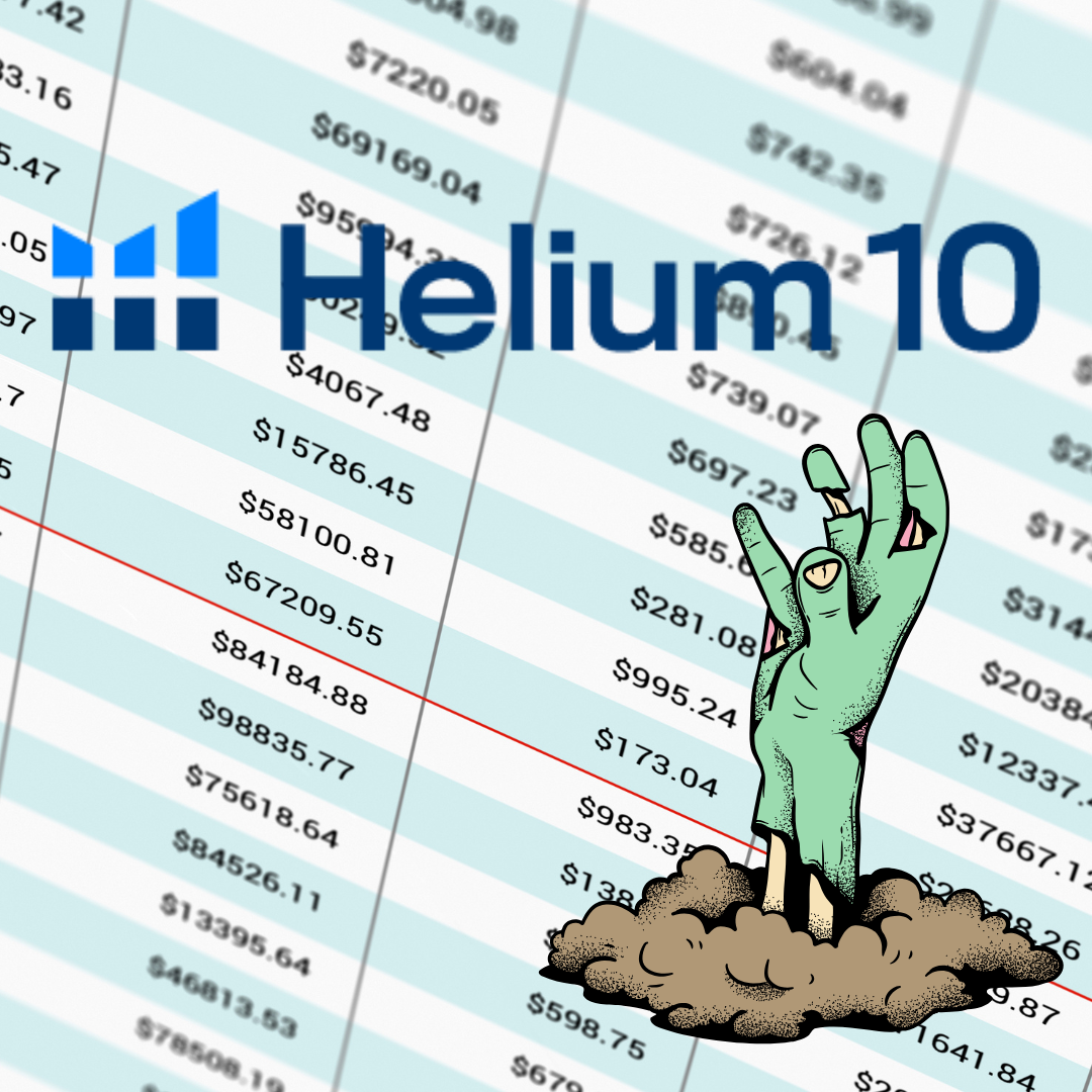 helium 10 software to stop you being a data zombie