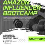 amazon influencer bootcamp from helium 10